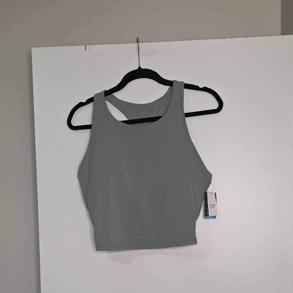 GAP Women's Sage Green Crop Top